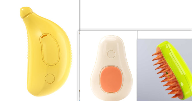 Electric Steam Cat Brush – Self-Cleaning Pet Grooming & Deep Fur Massage Tool